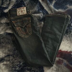 True Religion Women's Green Jeans